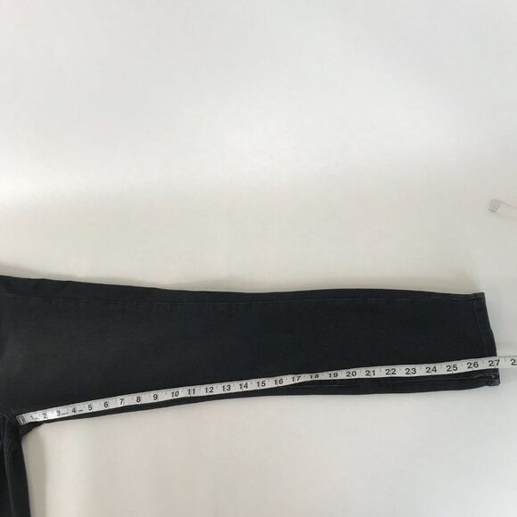 PAIGE Margot Ankle Skinny Jeans Size 28 Sweetheart Waistband Total Eclipse Black - Picture 11 of 16